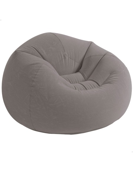 Sofá insuflável INTEX Beanless cinzento | Mobília insuflável