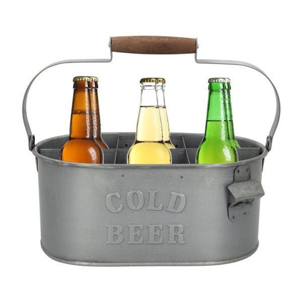 Porta bebidas 6 Garrafas com Abridor Aktive - Distria.com