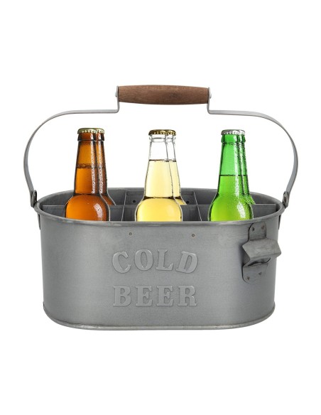 Porta bebidas 6 Garrafas com Abridor Aktive - Distria.com