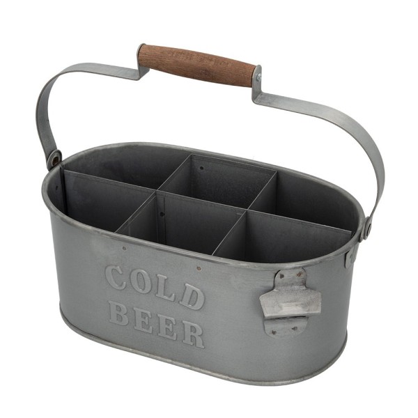 Porta bebidas 6 Garrafas com Abridor Aktive - Distria.com