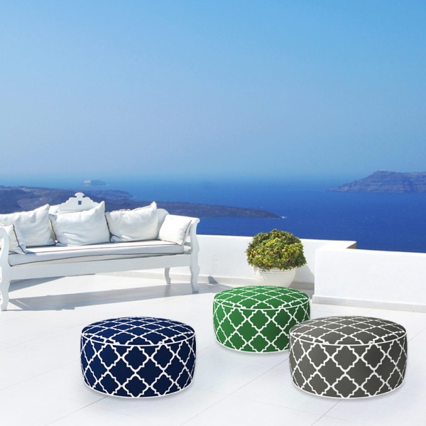 Puf hinchable ottoman-Decoración Jardín| Distria