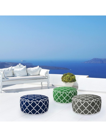 Puf hinchable ottoman-Decoración Jardín| Distria
