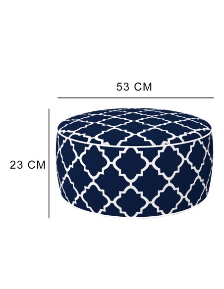 Puf hinchable ottoman-Decoración Jardín| Distria