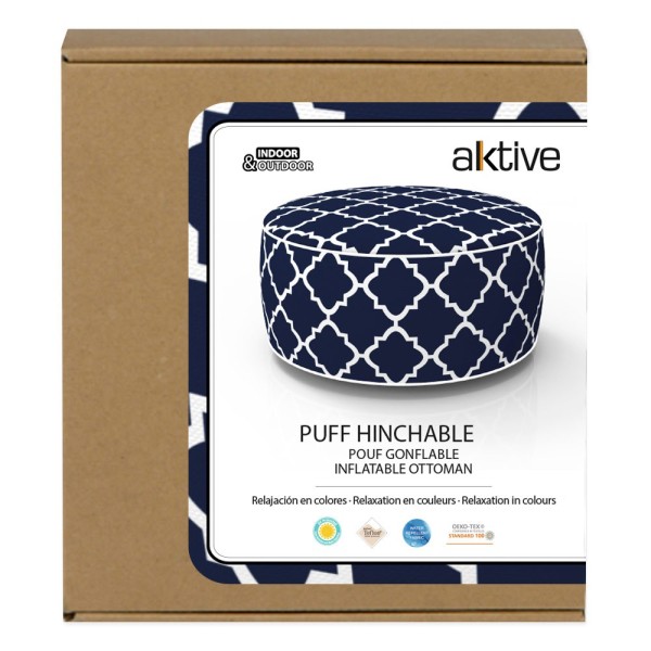 Puf hinchable ottoman-Decoración Jardín| Distria