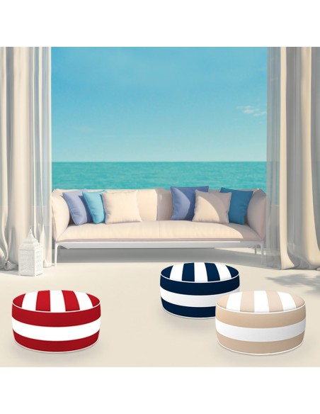 Apoio para pés exterior inflável-Decoração jardim| Distria