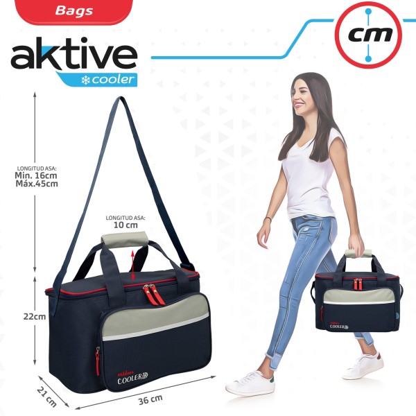 Aktive Cooler macio azul-marinho | Distria.com