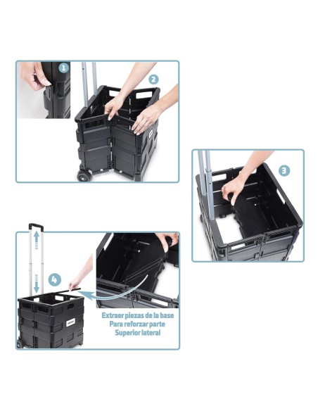 Carro de Transporte Trolley Armazenagem 35 Kg Aktive – Distria.com