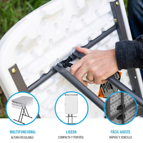 Mesa auxiliar individual LIFETIME | Distria.com
