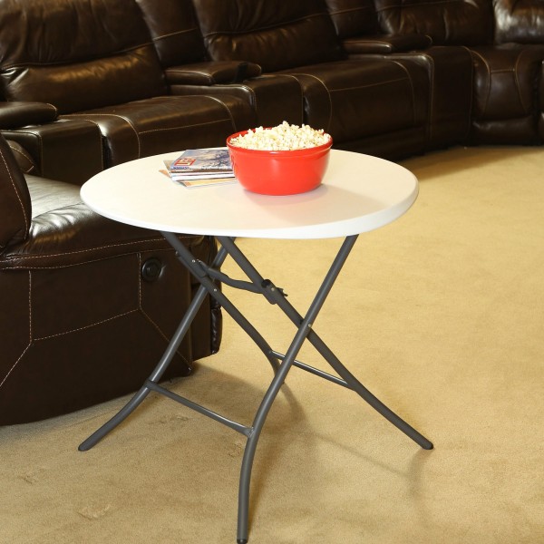 Mesa dobrável redonda Lifetime | Distria.com