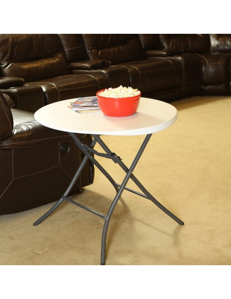 Mesa dobrável redonda Lifetime | Distria.com