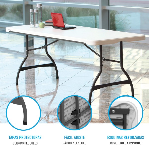 Mesa retangular de granito Lifetime | Distria