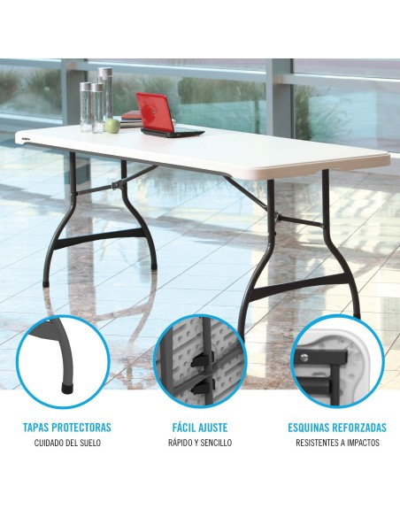 Mesa retangular de granito Lifetime | Distria