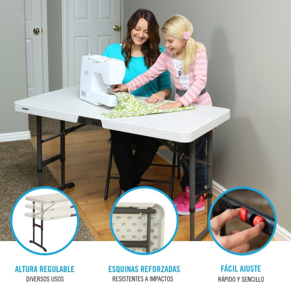 Mesa ajustável em altura até 86 cm Lifetime | Distria