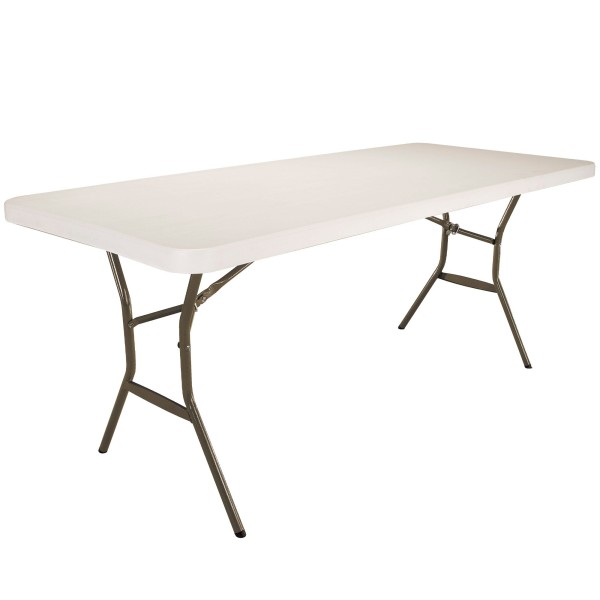 Mesa retangular patas plegables Lifetime | Distria