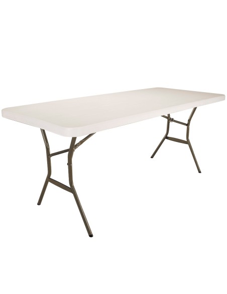 Mesa retangular patas plegables Lifetime | Distria