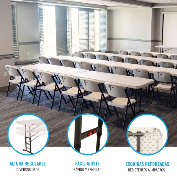 Mesa ajustável em altura até 91 cm Lifetime | Distria