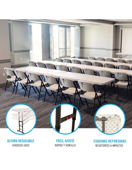 Mesa ajustável em altura até 91 cm Lifetime | Distria