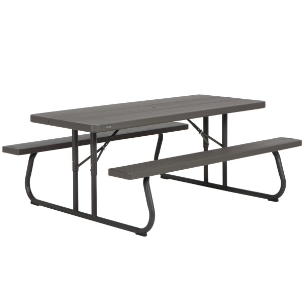 Mesa de pic-nic dobrável 8 pessoas LIFETIME | Distria.com