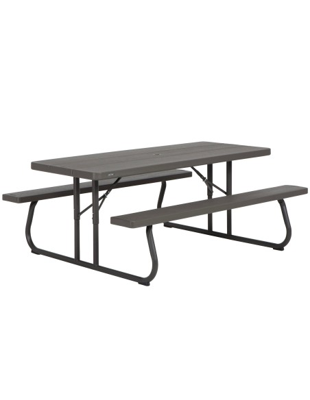 Mesa de pic-nic dobrável 8 pessoas LIFETIME | Distria.com