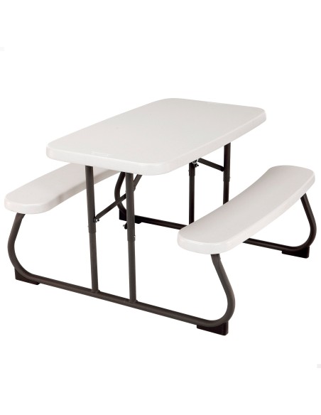 Mesa picnic infantil com bancos Lifetime | Distria.com