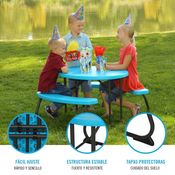 Mesa de picnic para crianças LIFETIME | Distria.com