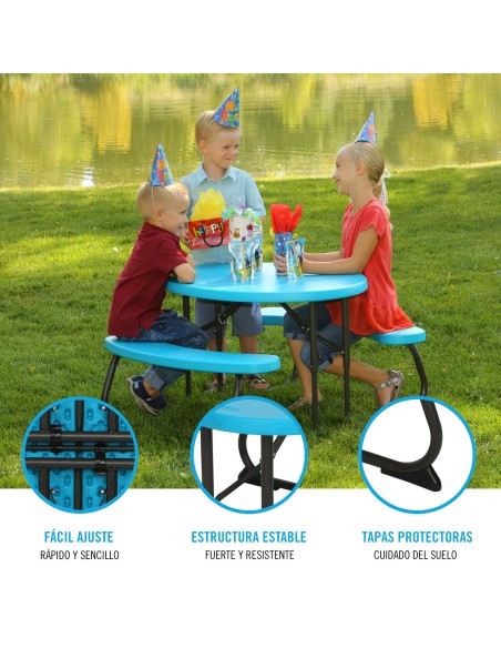 Mesa de picnic para crianças LIFETIME | Distria.com