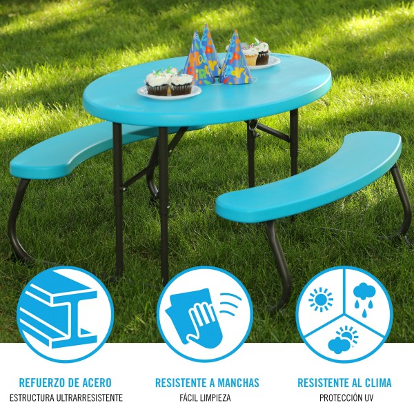 Mesa de picnic para crianças LIFETIME | Distria.com