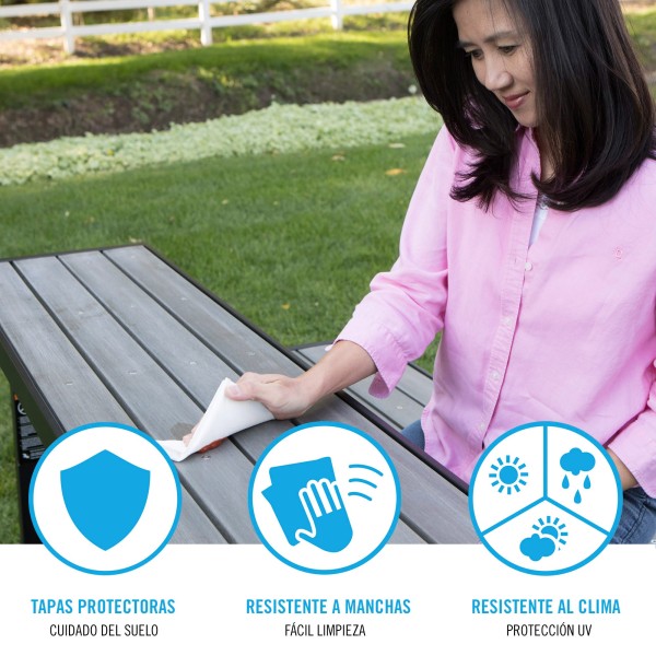 Banco jardim conversível mesa piquenique | Distria.com