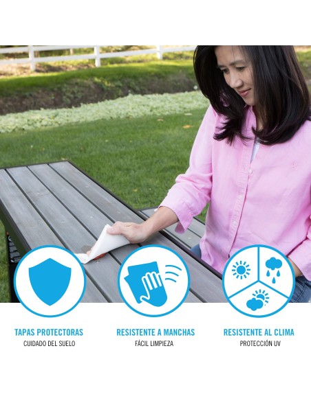 Banco jardim conversível mesa piquenique | Distria.com