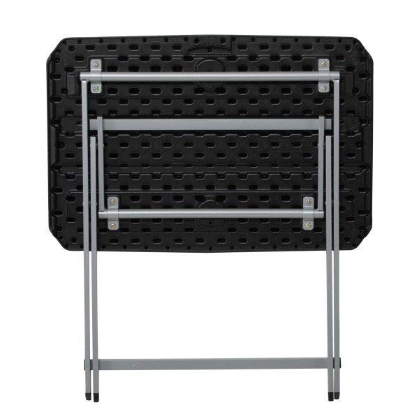 Mesa auxiliar preto flexível Lifetime | Distria