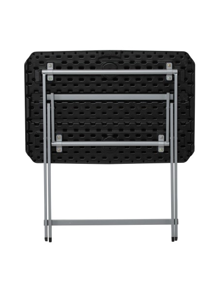 Mesa auxiliar preto flexível Lifetime | Distria