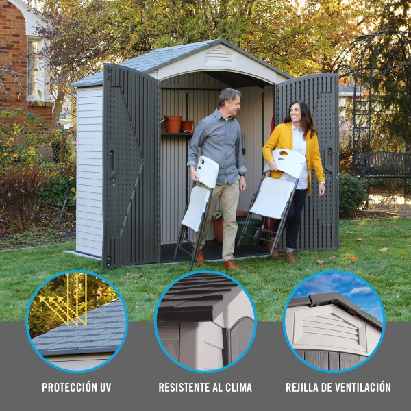 Abrigo de jardim com solo LIFETIME | Distria.com