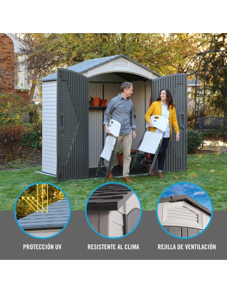 Abrigo de jardim com solo LIFETIME | Distria.com