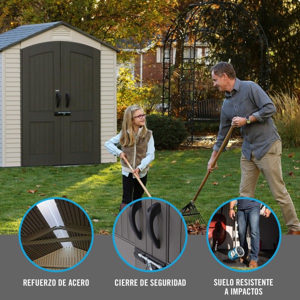 Abrigo de jardim com solo LIFETIME | Distria.com
