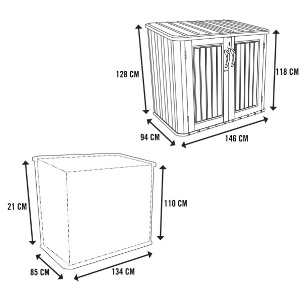 Guarda-roupa externo Lifetime | Distria
