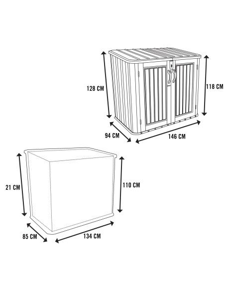 Guarda-roupa externo Lifetime | Distria