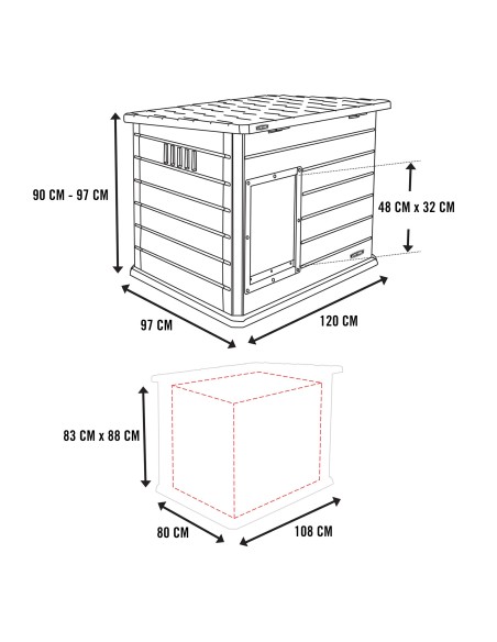 Caseta para perro Lifetime | Distria