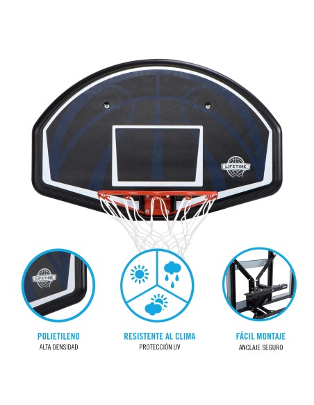 Cesta de basquete parede LIFETIME | Distria