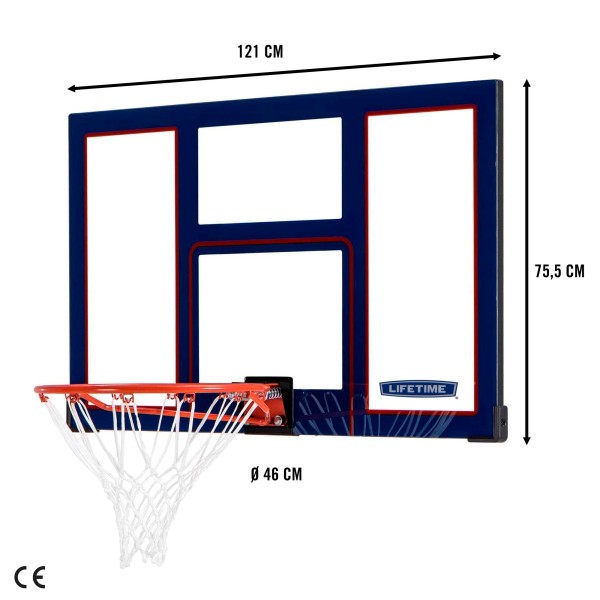 Tabela de basquete ultra-resistente LIFETIME | Distria