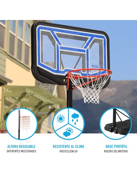 Cesta de basquete portátil LIFETIME | Distria