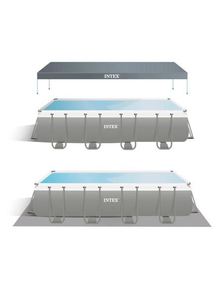 Comprar piscina elevada · Piscinas desmontáveis INTEX