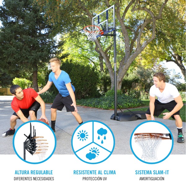 Tabela basquetebol portátil altura regulável LIFETIME | Distria