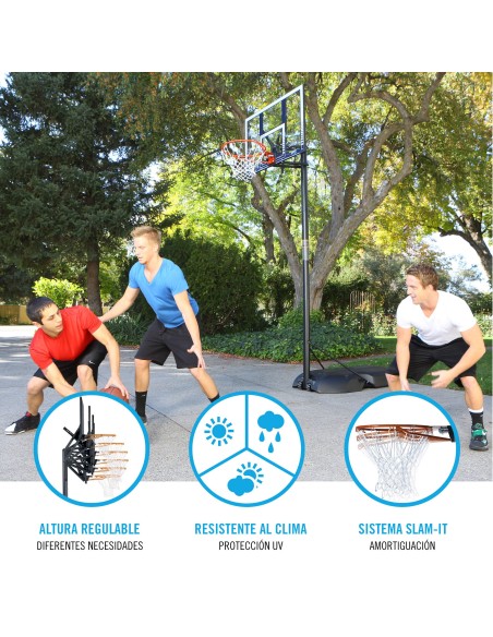 Tabela basquetebol portátil altura regulável LIFETIME | Distria