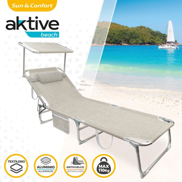Rede de praia com guarda-sol e almofada | Distria