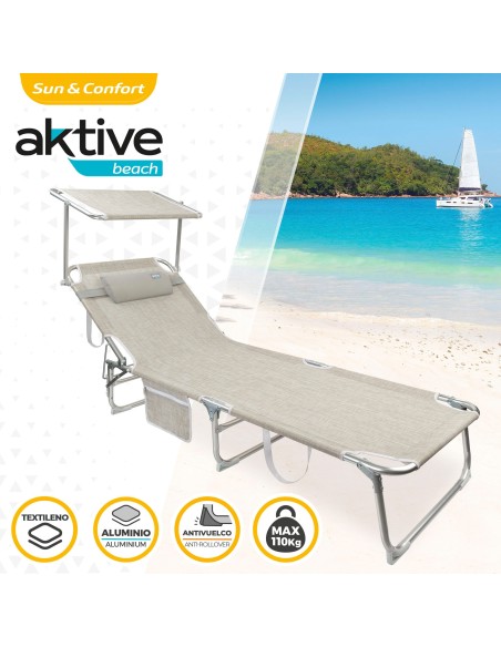 Rede de praia com guarda-sol e almofada | Distria