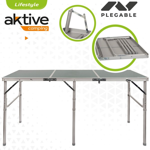 Mesa dobrável para camping Aktive | Distria.com