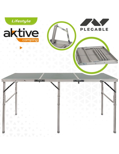 Mesa dobrável para camping Aktive | Distria.com