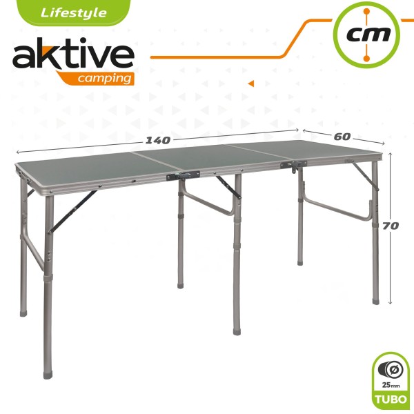 Mesa dobrável para camping Aktive | Distria.com