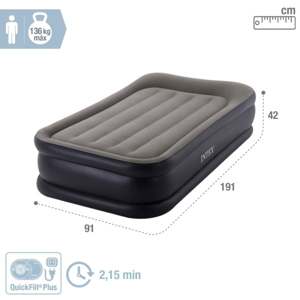 Colchões insufláveis | Intex Deluxe Pillow Rest