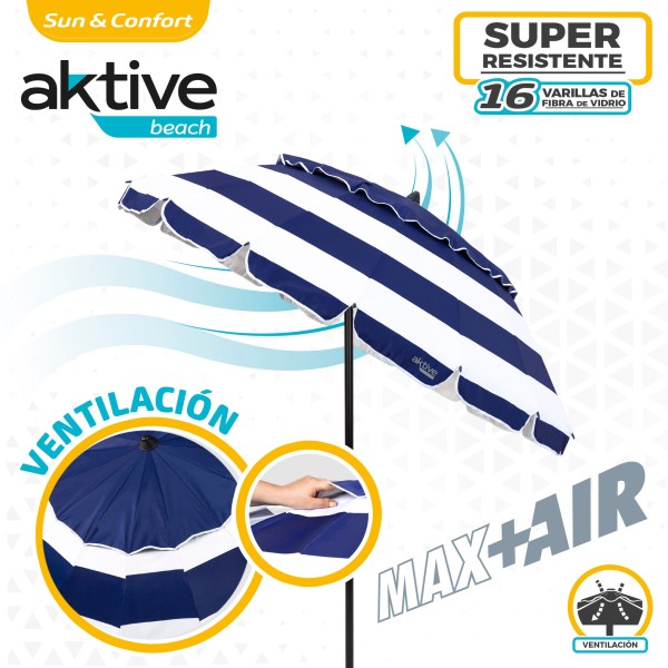 Guarda-sol grande super resistente 2,2m | Distrito